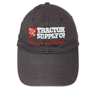 Tractor Supply Co For Life Out Here Slideback Hat Gray One Size Outdoor